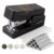 NUSIGN Mini Stapler with 830 Staples, Small Cute Desk Staplers, 25 Sheet Capacity, Fluid Black