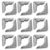 NUSITOU Metal Book Corner Protectors and Vintage 40pcs Albums Folders