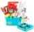 NutriChef Kids Kitchen Playset, Complete Kitchen Set for Kids with Apron, Utensils, Recipe Cards, Toddler Cookbook, Toolbox & More, Perfect Interactive Cooking Gift for Young Chefs and Beginners