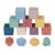 NutriEss Soft Stacking Building Blocks Silicone Material Bright Color Sensory Educational Toy Set Early Development Grasping Play Gear for Toddlers Over 6 Months Old