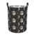 Nuzjahu Elegant Lunar Phases Print Large Laundry Basket Collapsible Laundry Hamper Waterproof Storage Basket with Handles for Living Room, Bathroom, Bedroom