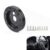 nvojeaf Car Steering Wheel Hub Adapter, 0.5″ 6 Hole to 3 Hole Conversion Base Connector, CNC Alloy Quick Release Steering Wheel Hub Adapter Conversion Spacer, for Most Cars Trucks Go Karts (Black)