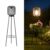 NWAMTFSYXW Solar Floor Lamp Plant Stand Waterproof Outdoor Mesh Patio Yards