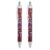 NWTRJ 2 PCS Ballpoint Pen Cute Retractable Pen Black Ink Decorative Ball Point Pen