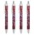 NWTRJ 4 PCS Ballpoint Pen Cute Retractable Pen Black Ink Decorative Ball Point Pen