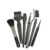 ＫＬＫＣＭＳ Nylon Cleaning Brush for Deep Cleaning Versatile Use Carbon Fiber Material Comfort Grip Handle Suitable for Kitchens Showers Workspaces, 7-piece Brush and tweezer Set