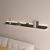 NYTFHMS Floating Shelves Hanging Shelve Storage Organizers Multi-Layer,Metal Wall Mounted Light-Emitting Shelves, Floating Shelves with Built-in Illuminated Led Light and Invisib,120cm/47in