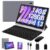 Oangcc Tablet Android 13 Tablets 10 Inch 14GB RAM 128GB ROM 2TB Expand with Keyboard, Mouse, Case, 8000mAh Battery, Octa-Core, GPS, 5G/2.4G Wi-Fi, BT5.0, IPS HD Display (Gray)