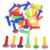OATIPHO 32pcs Painting Eva Stamp Kit with Assorted Shapes, Soft Reusable Foam Sponge Stamper, Easy to Clean Educational for Home and Party Activities