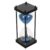 OATIPHO 60-Minute Hourglass Timer with Blue Sand for Accurate Time Management and Visual Timer, Glass and Density Board Construction, for Home, School, Café, Kitchen Cooking, Study,