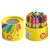 OATIPHO Creative with Mixed Oil and Particulate Wax Portable Art Supplies Hexagonal Cartoon Oil Painting Crayons Develop Imagination for Art Class and Gift