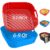 OAWEEN 2Pcs Silicone Air Fryer Liners Reusable Larger Square Thickened Airfryer Basket for 6 to 9 QT Baking Tray Accessories Kitchen Gadgets Replacement of Flammable Disposable Parchment Paper