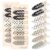 obeoby 14 Pcs Polka Dot No Crease Hair Clips For Women Girls Makeup Styling