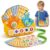 OBMESHOW Montessori Preschool Math Toys for Kids Ages 3 4 5, Counting, Addition & Subtraction Learning Game with Finger Counting Hands, Number Blocks, Flash Cards, Storage Box and Shoulder Strap