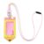 Obookey Teacher Lanyard with ID Holder, Silicone Beaded Pencil Lanyard with Breakway for Women, Cute Teacher ID Badge Holder for Teachers Must Haves Gifts