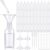 OBreezify 48 Pcs 15ml Small Plastic Dropper Bottles Set with 40 Empty Squeezable Portable Dropper Bottle 4 Handled Funnels 3 Pipettes 1 Label Sheet for Travel Eye Drops Essential Oils Liquid Filling