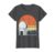 Observatory with Retro Sunset T-Shirt, Women, Dark Heather Grey, XX-Large