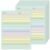 OBUSATT 50 Sheets Multi-Color Raised Line Paper Kindergarten Practice Tactile Writing Papers with 0.5inch Spacing Primary Handwriting Tablet for Kids Teachers Sensory with Line 8.5 x 11 Inch