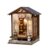obzergem Book Nook Kit – Japanese Style Dollhouse with LED Lights, 3D Wooden Puzzle, Book Nook DIY Kit, Craft Set for Adults, Christmas and Birthday Gifts