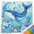 Ocean Animals Cross Stitch Kit 14CT Stamped Printed Canvas