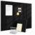 OceanBreezy Large Black Felt Bulletin Board 16-Pack, 48″ x 48″ Corkboards