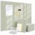 OceanBreezy Large Felt Bulletin Board 12-Pack,48″x36″ Cork Board,Sage Green