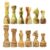 OceanicX Handcrafted Premium Marble Chess Pieces Set – Elegant 32-Piece Replacement for 12-15 Inch Chess Boards Storage Box (Coral and Green)