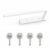 OceanLix Magnetic Paper Towel & 4 Hooks for Blackstone Griddle Grill, RV, White