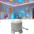Ocean Projector for Bedroom, Dynamic Rotating HD Star Projector Ocean, Dimmable Ceiling Night Light with Adjustable Base (USB Plug-in)