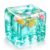 Ocean Seashell Squishy Cube, Fidget Toys for Stress Relief