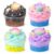 Ocean Shell Themed Fluffy Cloud Slime Kit，Coral Pink