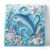 Ocean Theme Pearl Art DIY Kit, 3D Faux Bead Marine Animal Embroidery Craft Set, Sea Turtle Shark Canvas Wall Decor, Relaxing Coastal Hobby Gift for Adults Beginners (Type-C)