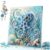 Ocean Theme Pearl Art DIY Kit, 3D Pearl Painting Kits for Adults & Beginners, Coastal Ocean Wall Art with Shimmering Pearls for Tabletop Mounting Wall Home Decor, Gift for Craft Lovers (Octopus)