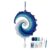 Ocean Wave Crochet Wind Spinner DIY Kit,Coastal Crochet Craft Kit with Yarn