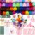 OcePor 2500 Pcs Pipe Cleaner Flower Kit, 19 Colors Pastel Pipe Cleaners Bulk, Rainbow Pipe Cleaner Craft with 18 Flowers Instruction, Colorful Chenille Stems, Floral Wire Stems, DIY Making for Arts