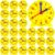 Octaday 28 Pcs Teaching Clock Kit 4 inch to Tell Time Learning Mini Geared Clock for Kids Early Math Skills Teacher and Classroom Supplies