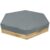 Octagon Sandbox Cover Sandbox Cover, Hexagonal Waterproof, UV-Resistant & Dustproof Outdoor for Sandboxes, Gray (70.87″ X 59.06″ X 7.87″)