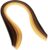 ODETOJOY Quilling Paper Gradient Quilling Strips 3mm Crafts Filigrana Paper 1/8inch Rainbow Color 120pcs Length 21inch (Brown)