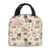 Odfovowo Cute dog Insulated Lunch Box bag for Women Men Cooler Tote Bags with Front Pocket for Work Picnic Travel