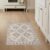 ODIKA 3’x5′ Oatmeal with Slate Boho Southwestern Motif Washable Accent Rug