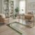 ODIKA 4’x6′ Sage Green Arch Classroom Boho Neutral Washable Area Rug