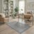 ODIKA 4’x6′ Washable Area Rug Large Bound Solid Featuring Flecks Tones Fuzzy Pink Pet Friendly & Kids Safe Play for Playroom, Bedroom, Reading Nook
