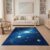 ODIKA 5’x7′ Blue Midnight Galaxy Adventure Washable Area Rug