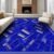 ODIKA 8’x10′ Blue Contemporary Guitar Keyboard Music Washable Area Rug