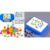 Odoorgames 60 Pcs Mini 3D Shapes for Teaching – Bright LED Light Box – 16″ -,Light Table for Kids, Color & Light Discovery, Artistic Exploration and Creative Play
