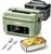 ODSD Cordless Electric Lunch Box for Adults, 130-Minute Heated Lunchbox, Portable Self-Heating Food Warmer with 1.2L Container Ideal for Truck Drivers, Office & Outdoor Job Sites, Light Green