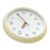 OEBUAFI 12 Inch Silent Wall Clock Non Ticking Quartz Battery Operated Round Easy to Read for Home Office Living Room Bedroom (Beige)