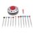 OEBUAFI 12Pcs Watchmakers Screw Driver Set Stainless Steel Flat PH Head with Groove Design Rotating Stand Color Coded for Watch Repair Eyewear Jewelry Computer Glasses