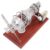 OEBUAFI 16 Cylinders Hot Air Stirling Engine Educational Motor Model Teaching Toy Desktop Ornament