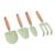 OEBUAFI Children Garden Tool Set, Shovel and Hand rake Combination Safe (Green)